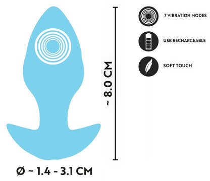 Mini Plug Vibrante Celeste