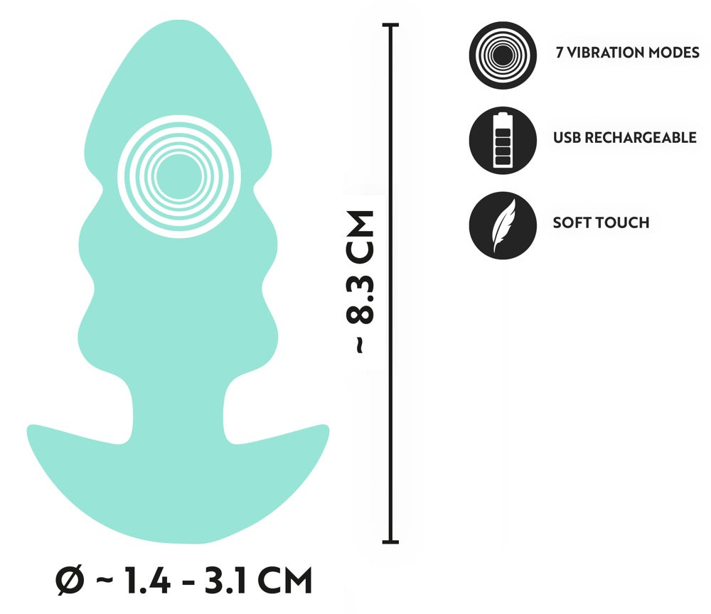 Mini Plug Vibrante Verde