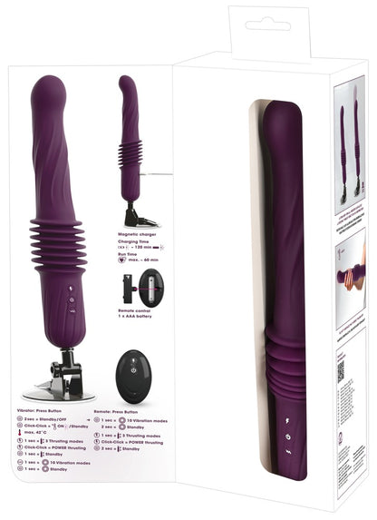 RC Sex Machine con Riscaldamento Purple