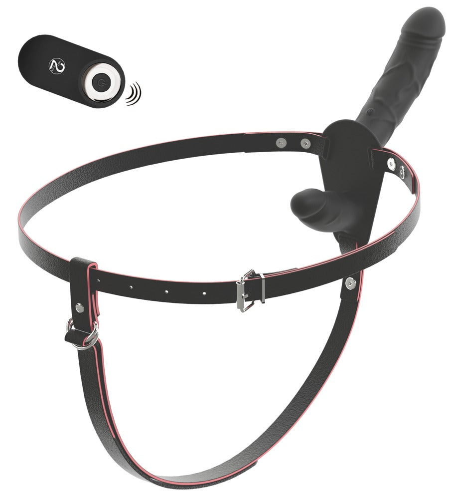 Strap-On Doppio con Telecomando