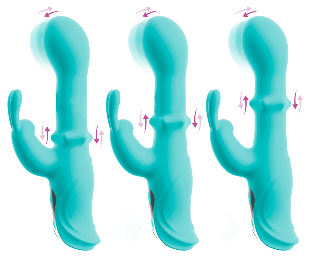 Vibratore Rabbit con Slide Ring - Oriven