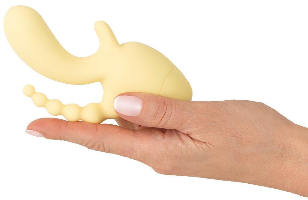 Mini Vibratore Rabbit Giallo