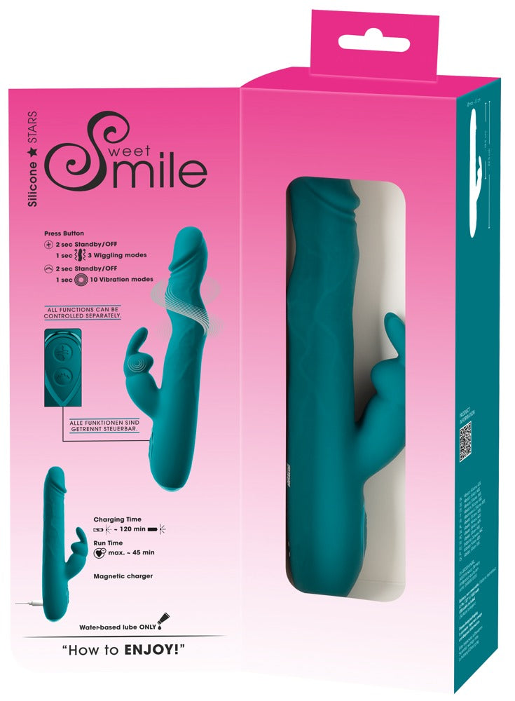 Vibratore Rabbit con Punta Oscillante