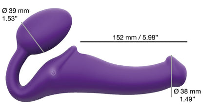 Vibrating Bendable Strap-On