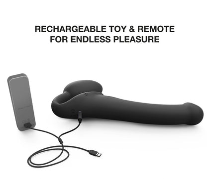 Vibrating Bendable Strap-On