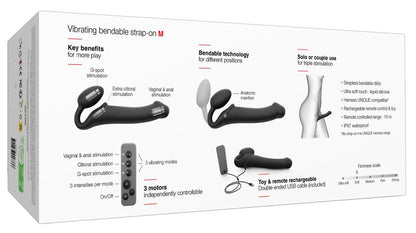 Vibrating Bendable Strap-On