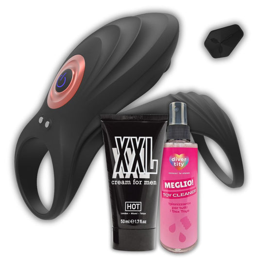 Set Anello Fallico Vibrante