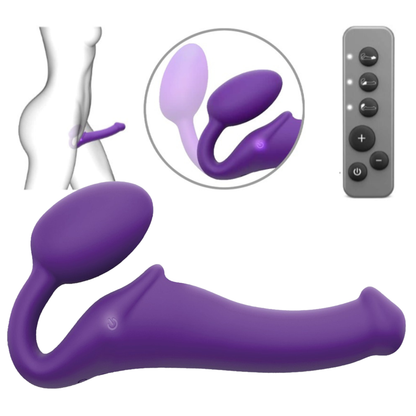 Vibrating Bendable Strap-On