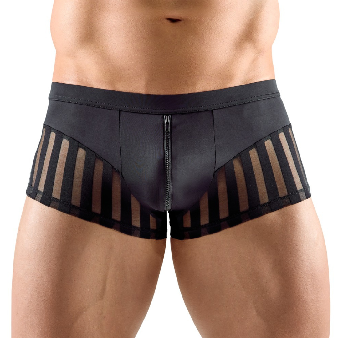 Boxer Stringato con Cerniera