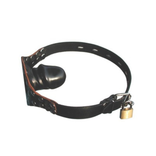 Gag Mouth Dildo Black