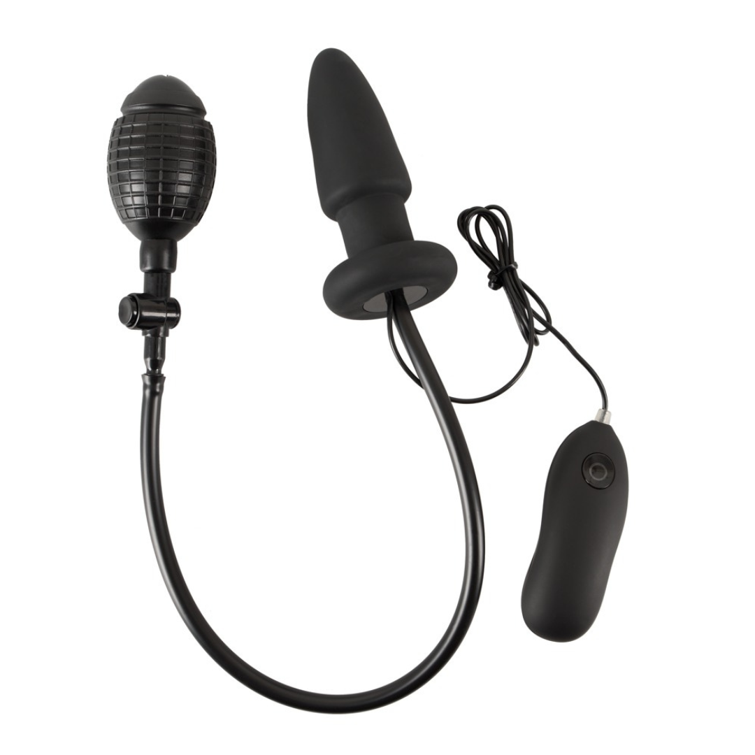 Plug Anale Gonfiabile con Vibrazione