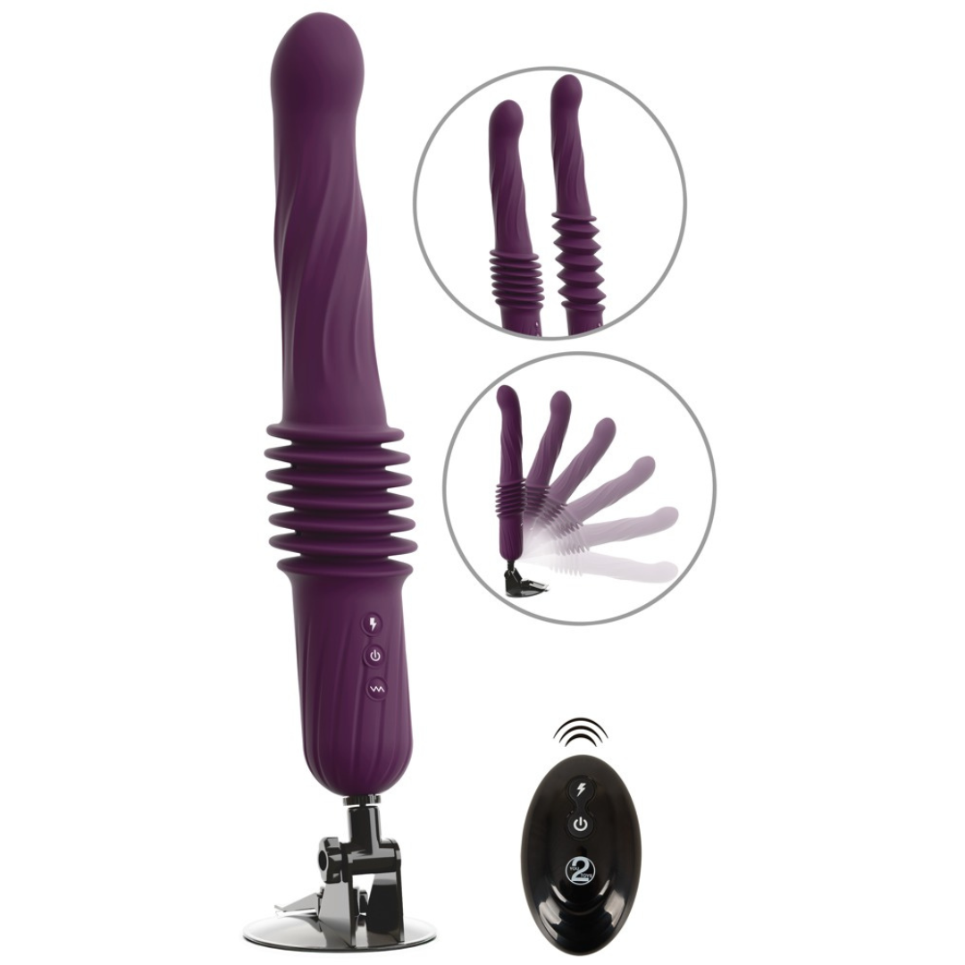 RC Sex Machine con Riscaldamento Purple