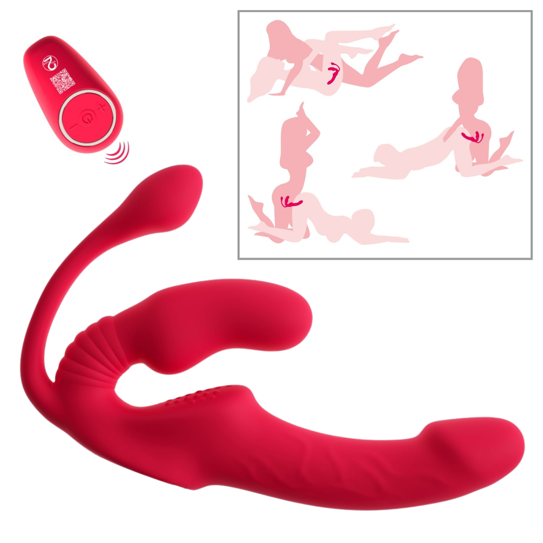 Strapless Strap-on Triple Teaser RC