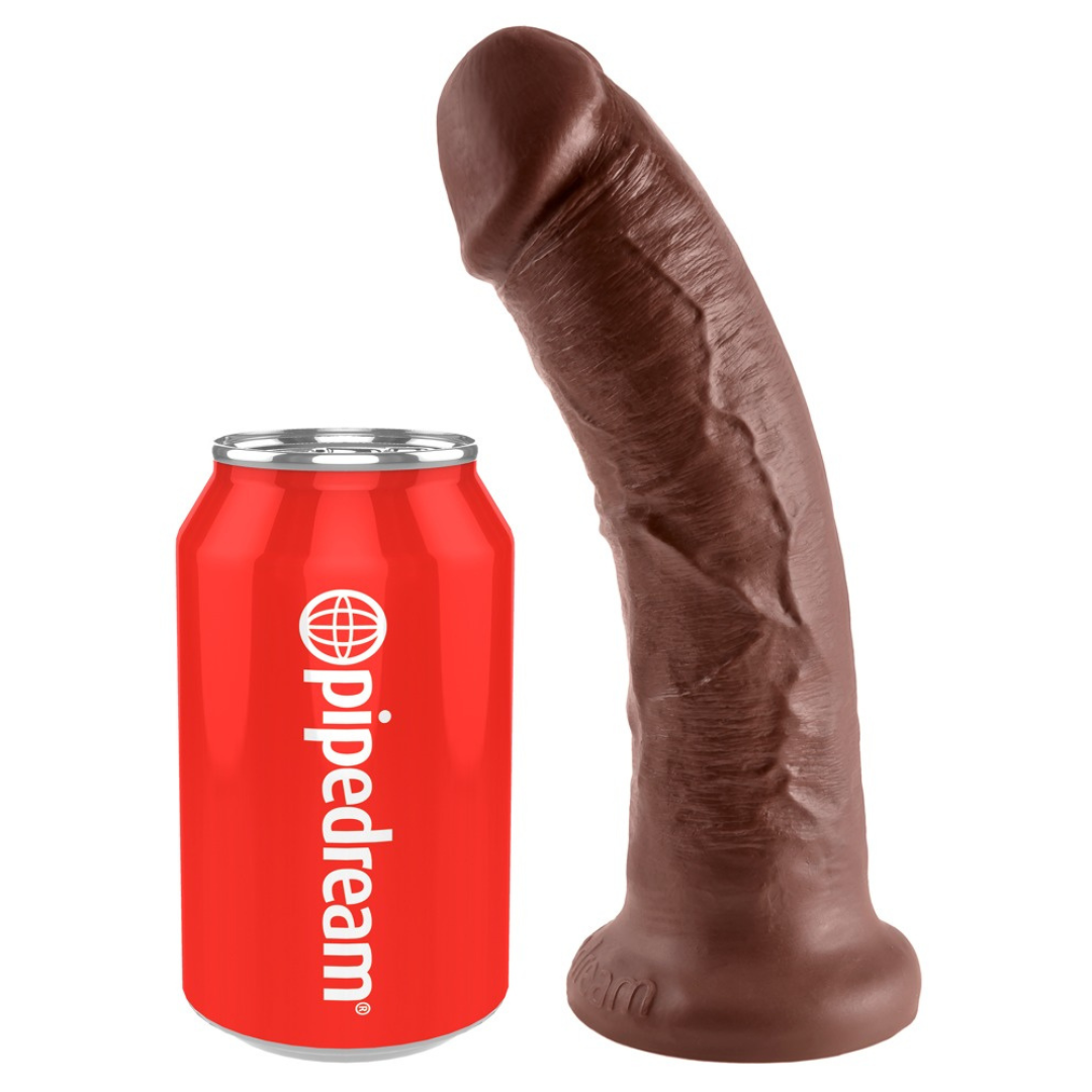 8" Cock Brown