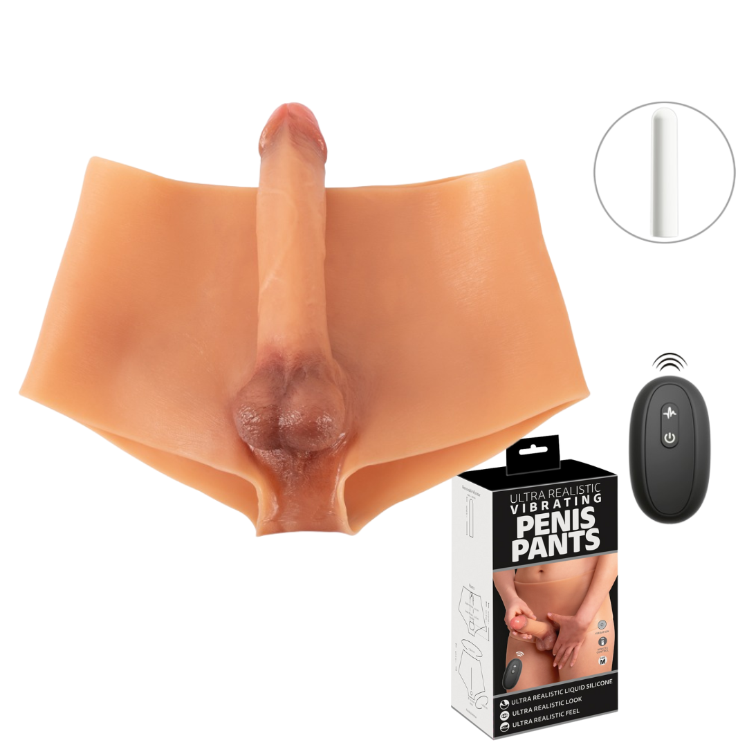 Vibrating Penis Pants - Ultra Realistic
