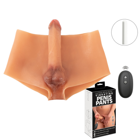 Vibrating Penis Pants - Ultra Realistic