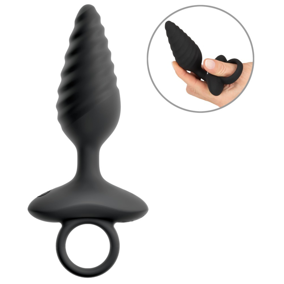 Silicone Vibro Plug Twist